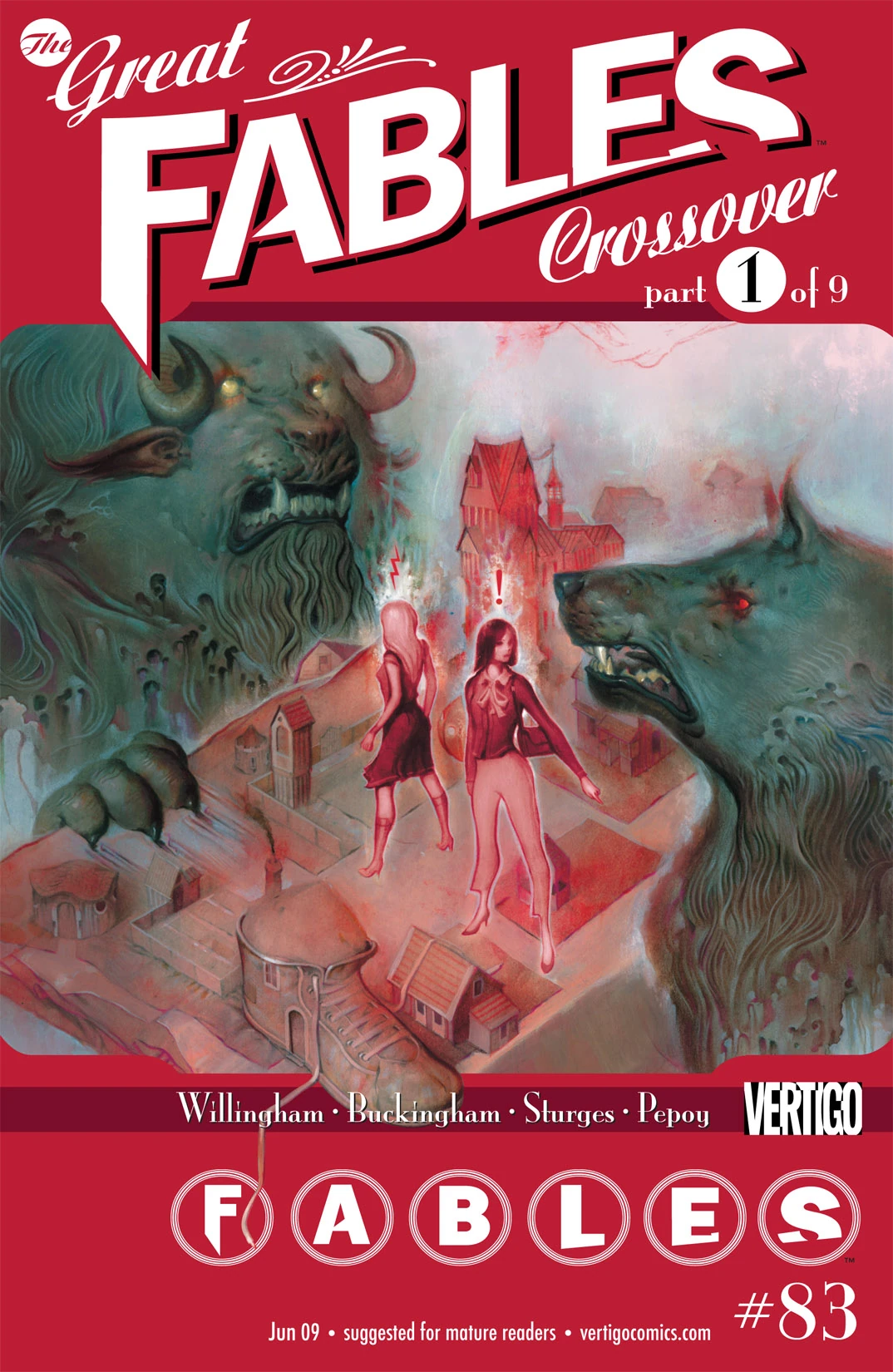 Fables #83 (DC, 2009 — Cover A) cover